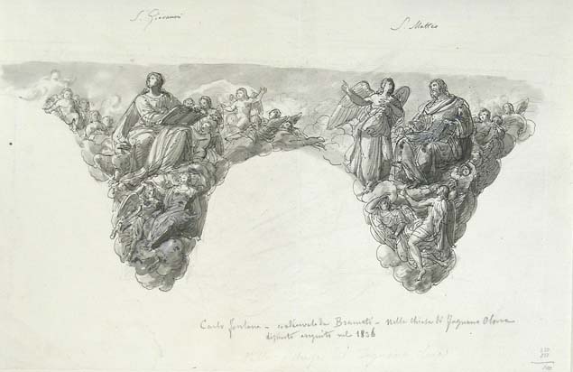 Carlo Fontana, Saint John and Saint Matthew